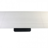 Стол раскладной INI- OVIDIO CERAMIC 160(240)*90 белый дуб/ черный каркас