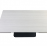Стол раскладной INI- OVIDIO CERAMIC 160(240)*90 белый дуб/ черный каркас