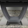 Стол модерн NL- Toronto 160 см (Торонто) стекло сатин графит