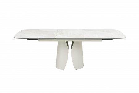 Стол керамический раскладной VTR- TML-1320 (Лунаріо) (айвори оникс/айвори)