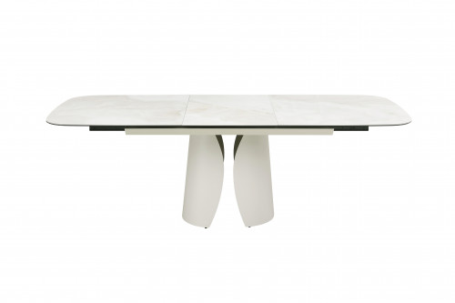 Стол керамический раскладной VTR- TML-1320 (Лунаріо) (айвори оникс/айвори)