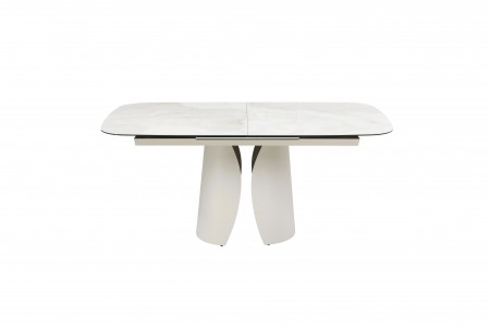 Стол керамический раскладной VTR- TML-1320 (Лунаріо) (айвори оникс/айвори)