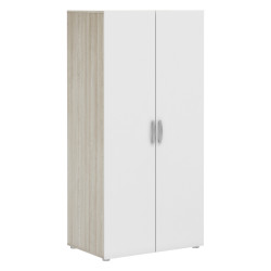 IDEA Шкаф 2-дверный НАНО дуб/жемчужно-белый III