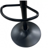 Барный стул поворотный CRV- Naive Black moon velvet black base, регулируемый по высоте
