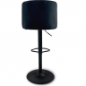 Барный стул поворотный CRV- Naive Black moon velvet black base, регулируемый по высоте