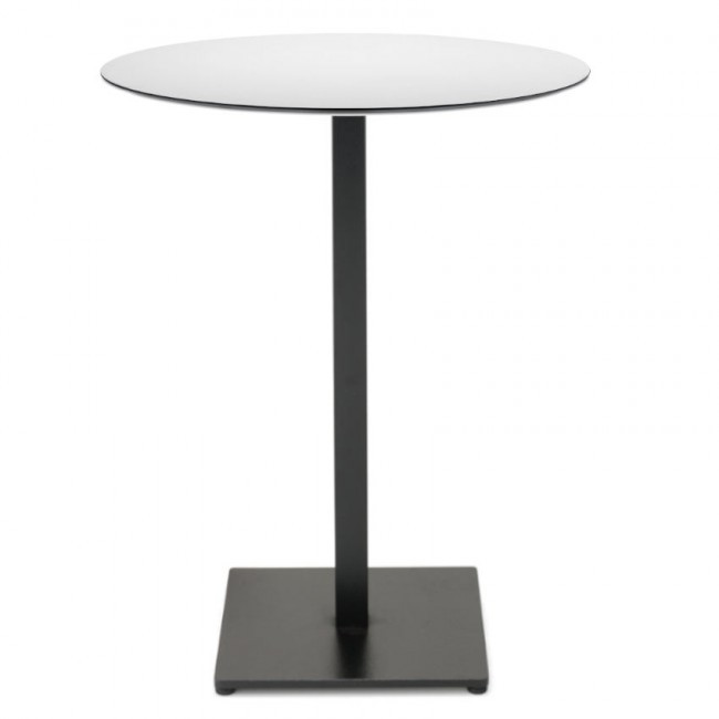 Стол барный VLL- SCAB Tiffany D60 (белый/черный)
