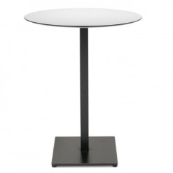 Стол барный VLL- SCAB Tiffany D60 (белый/черный)