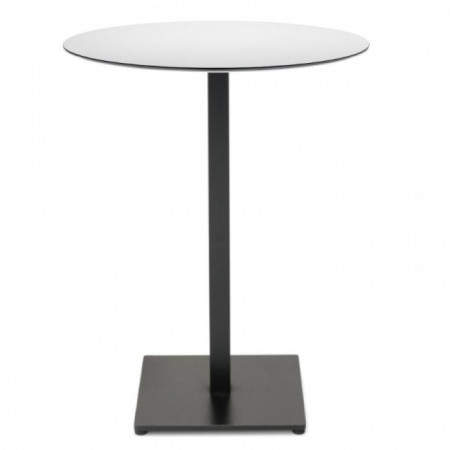Стол барный VLL- SCAB Tiffany D60 (белый/черный)