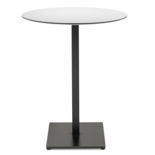 Стол барный VLL- SCAB Tiffany D60 (белый/черный)