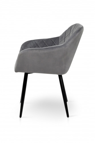 Кресло мягкое BIO- Grace Акура (велюр серый) 