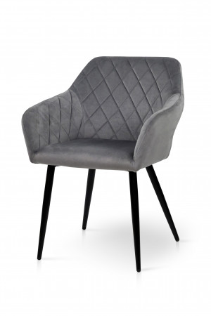 Кресло мягкое BIO- Grace Акура (велюр серый) 