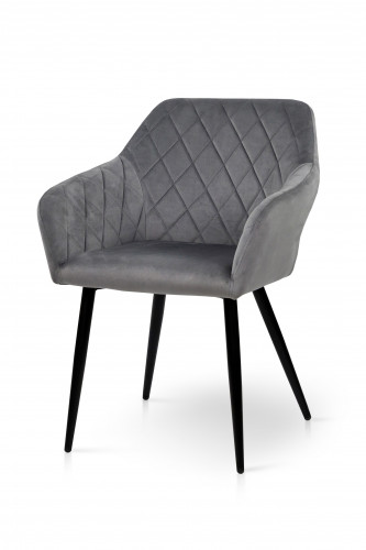 Кресло мягкое BIO- Grace Акура (велюр серый) 