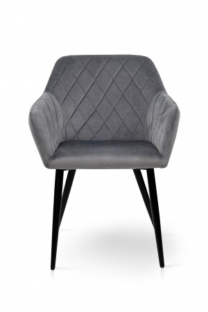 Кресло мягкое BIO- Grace Акура (велюр серый) 