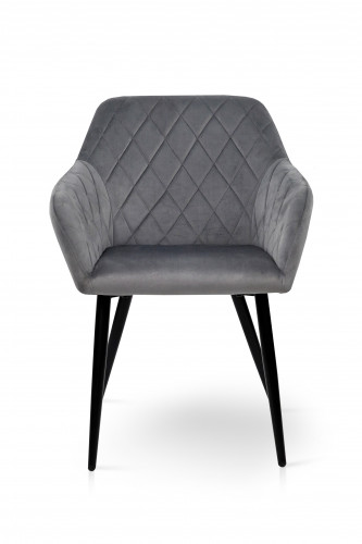 Кресло мягкое BIO- Grace Акура (велюр серый) 