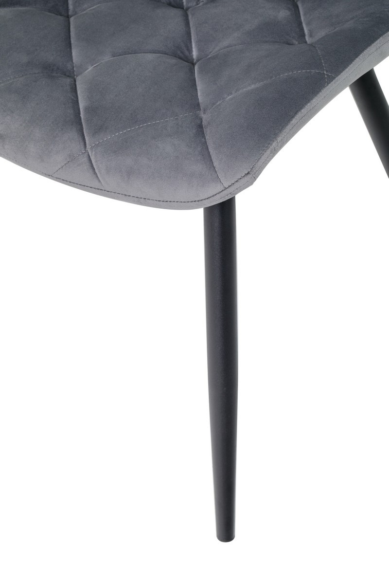 Стул обеденный VTR- M-45 серый велюр  