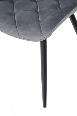 Стул обеденный VTR- M-45 серый велюр  