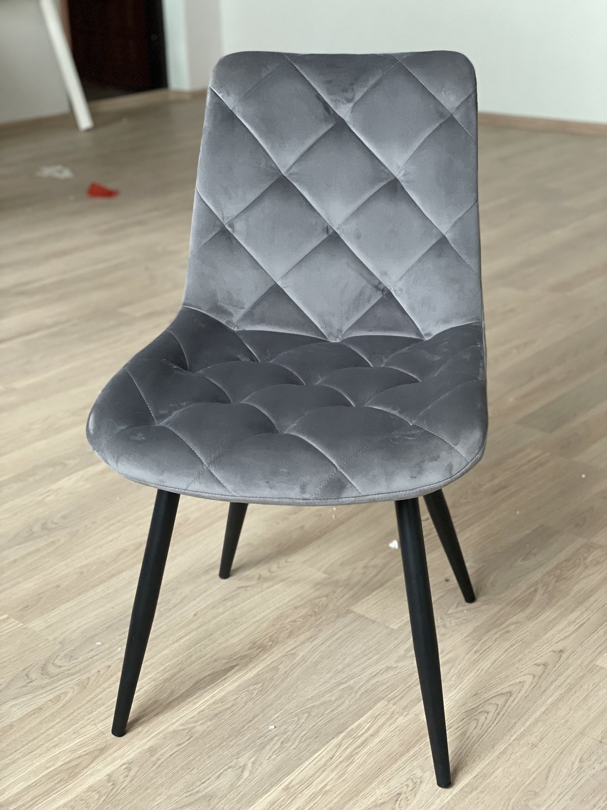 Стул обеденный VTR- M-45 серый велюр  