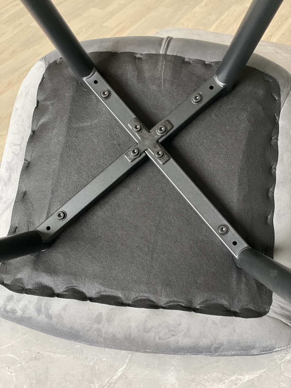 Стул обеденный VTR- M-45 серый велюр  