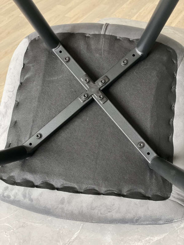 Стул обеденный VTR- M-45 серый велюр  