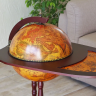 Глобус напольный, бар со столиком, диаметр сферы 33 см, древняя карта мира