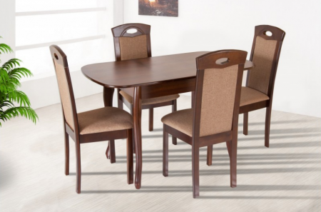 Стол обеденный BIO- Кантри орех темный