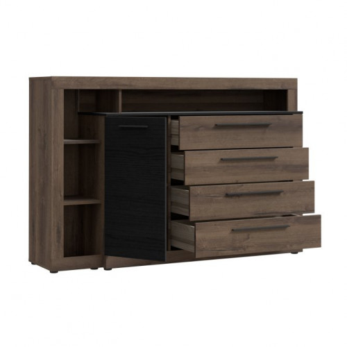 Комод 1D4S левый Forte BELLEVUE BLQK351L