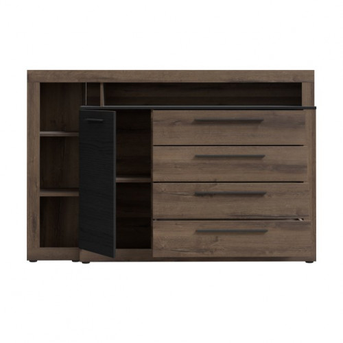 Комод 1D4S левый Forte BELLEVUE BLQK351L
