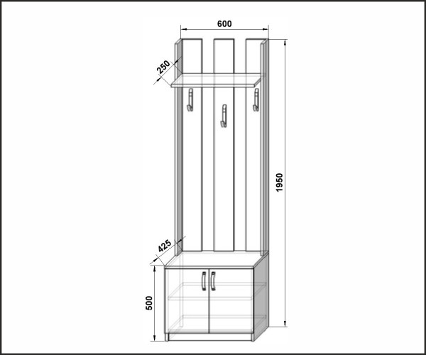 Прихожая MCN- П-1