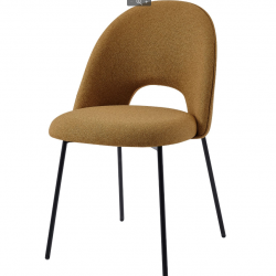 Стул обеденный TOP- Каспер горчичный, зеленый, серый, светло-серый (черный ноги металл)  1