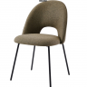 Стул обеденный TOP- Каспер горчичный, зеленый, серый, светло-серый (черный ноги металл)  1