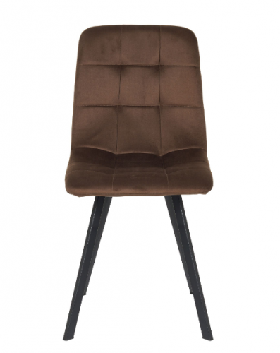 Стул обеденный мягкий MFF- Harlem кофейный