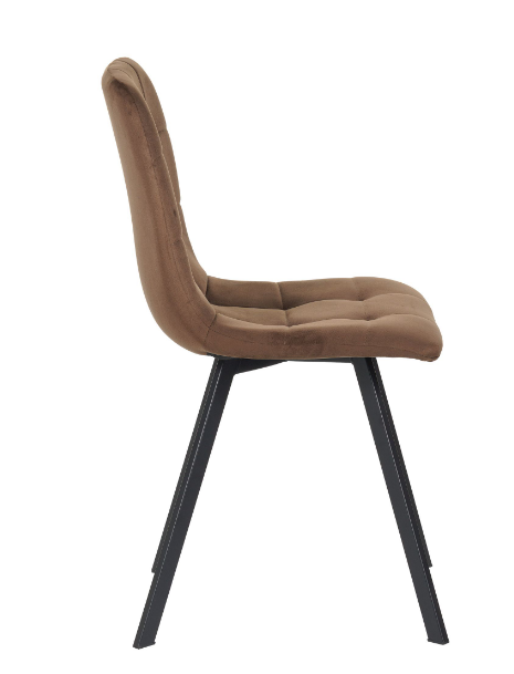 Стул обеденный мягкий MFF- Harlem кофейный