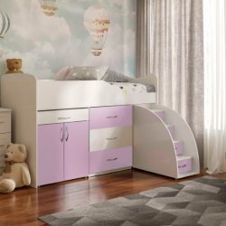 Кровать-комната VRN- Bed Room 5 + стол (лаванда)