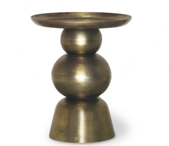 Стол журнальный CRV- Trio, Brass antique finish, золотистый