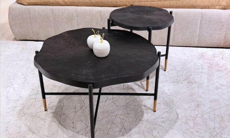 Стол журнальный CRV- Ornette Black finish 41 см,черный