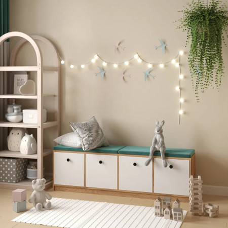 Комод 47х160х35 см KOD- КМ-ящ-детский (белый фасад)