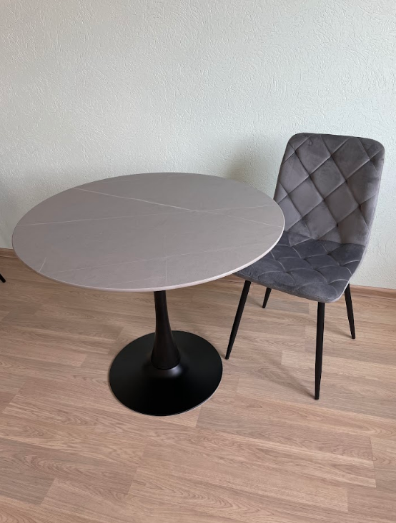 Стол обеденный модерн VTR- T-325 айс грей