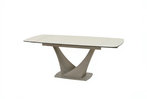Стол раскладной VTR- TML-1410 (Римини) бьянко аворио + бежевый 