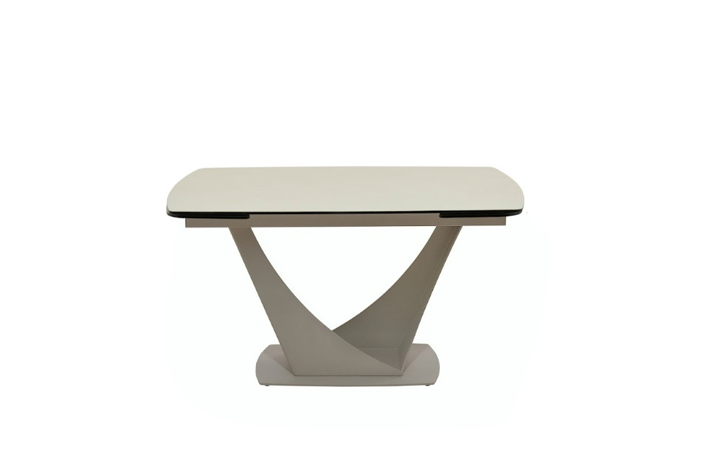 Стол раскладной VTR- TML-1410 (Римини) бьянко аворио + бежевый 