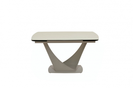 Стол раскладной VTR- TML-1410 (Римини) бьянко аворио + бежевый 