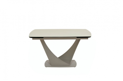 Стол раскладной VTR- TML-1410 (Римини) бьянко аворио + бежевый 