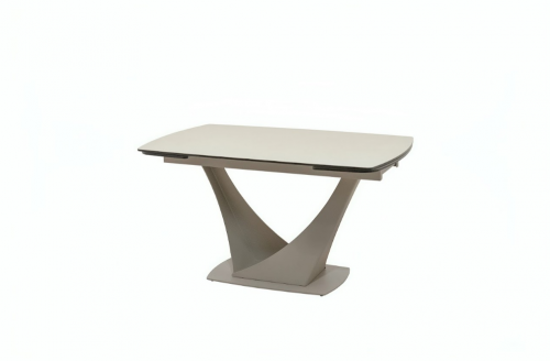 Стол раскладной VTR- TML-1410 (Римини) бьянко аворио + бежевый 
