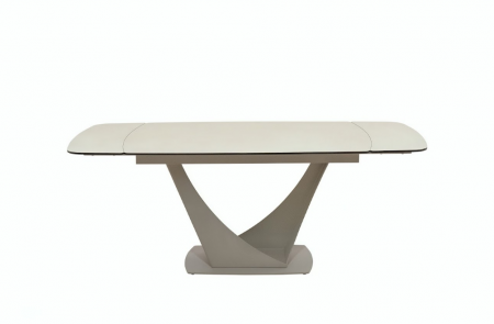 Стол раскладной VTR- TML-1410 (Римини) бьянко аворио + бежевый 