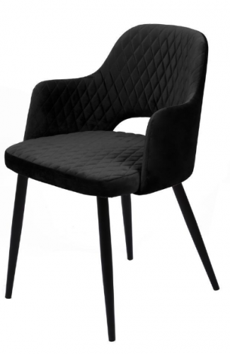 Кресло обеденное CON- JOY (Джой) ткань, черный