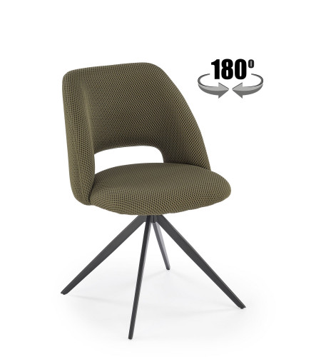 Стул обеденный Halmar K-546 (оливковый, пепельный)