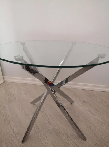 SIGNAL PL- Стол стеклянный круглый Agis
