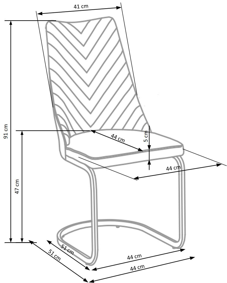 Комплект обеденный 1+4 PL- HALMAR SORENTO+K-322