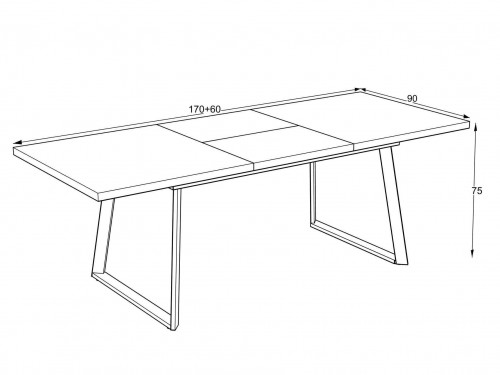 Стол раздвижной Avn- LAVINYA 170-230x90 Barok