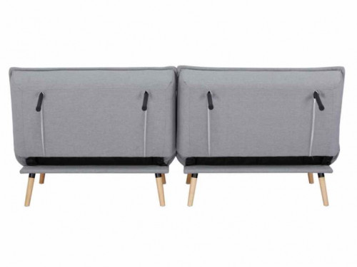 Диван - кровать Avn- AMBER Light Grey Linen в светло-сером цвете 