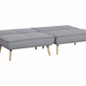 Диван - кровать Avn- AMBER Light Grey Linen в светло-сером цвете 
